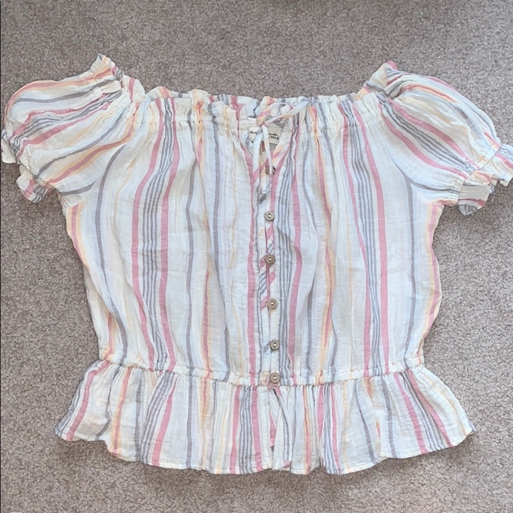 Vintage Havana off the shoulder top